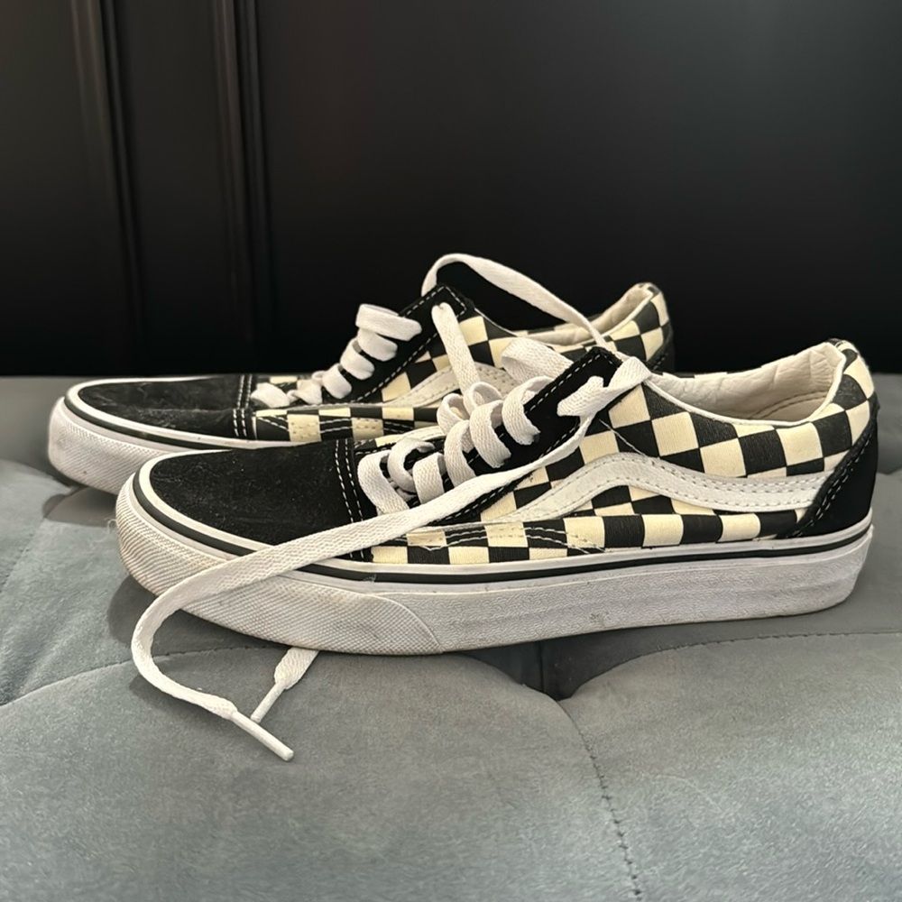 Vans checkered size men’s 4.5/ women’s 6